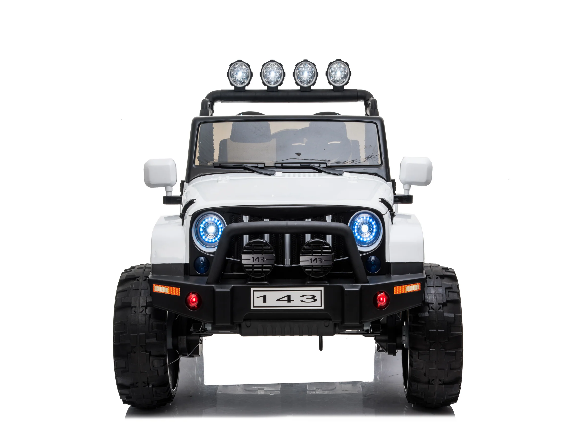 24 Volt 2 Seater 4x4 Electric Ride On Jeep Style Rubber Tires Fully Loaded Truck UTV ATV For Kids W/Magic Cars® Wireless Parental Control - Image 73