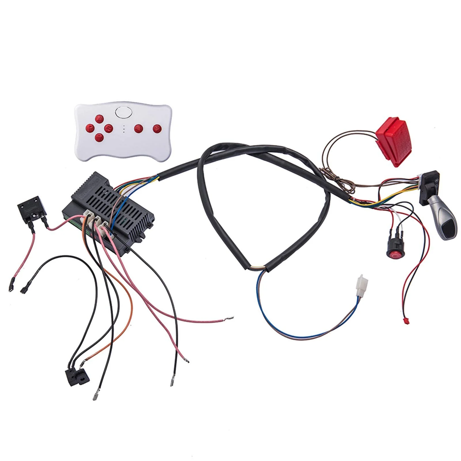 24 Volt Children's Electric Car DIY Wiring and Switch Kit with 2.4G Bluetooth Control