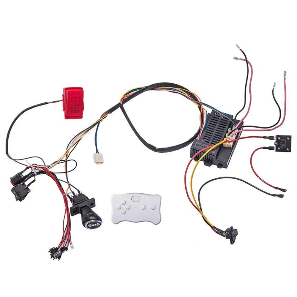 24 Volt Electric Kids Car DIY Modification Kit with Wires, Switch, and Remote Control - Image 8