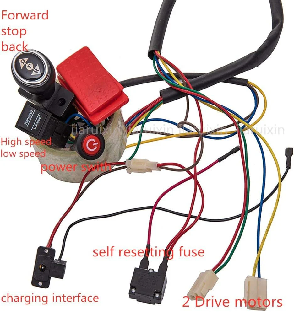24 Volt Children’s Electric Car DIY Wiring and Switch Kit with Remote Control - Image 3