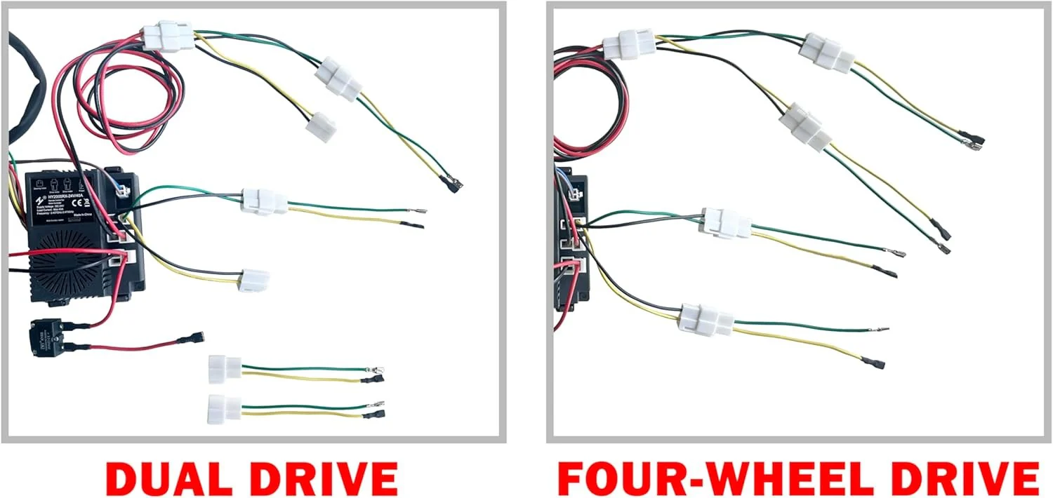 24 Volt DIY Wire Harness Conversion Kit for Kids Ride-On Toys Car with 2.4G Remote Set - Image 6