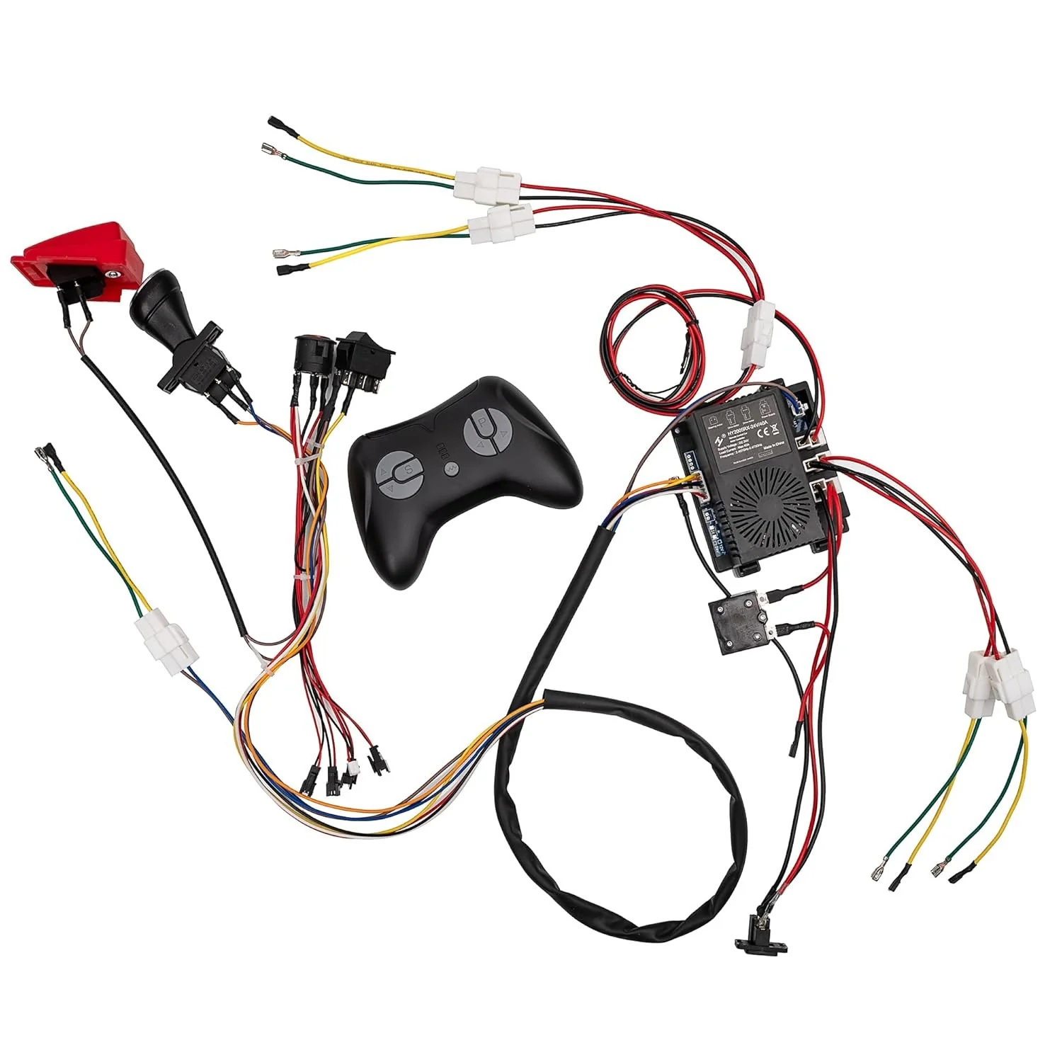 24 Volt DIY Wiring Harness Conversion Kit for Kids Ride-On Toys Car with 2.4G Remote Set