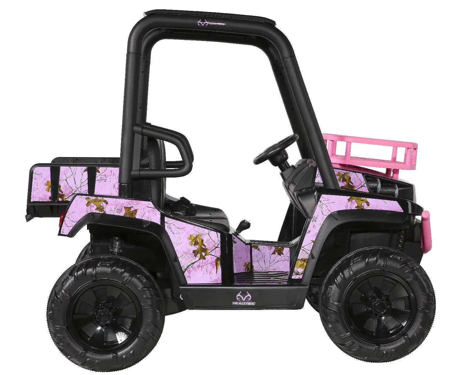 24-Volt Battery Operated Realtree UTV Ride-On Toy Car for Toddler Girls Ages 3-5 - Image 6