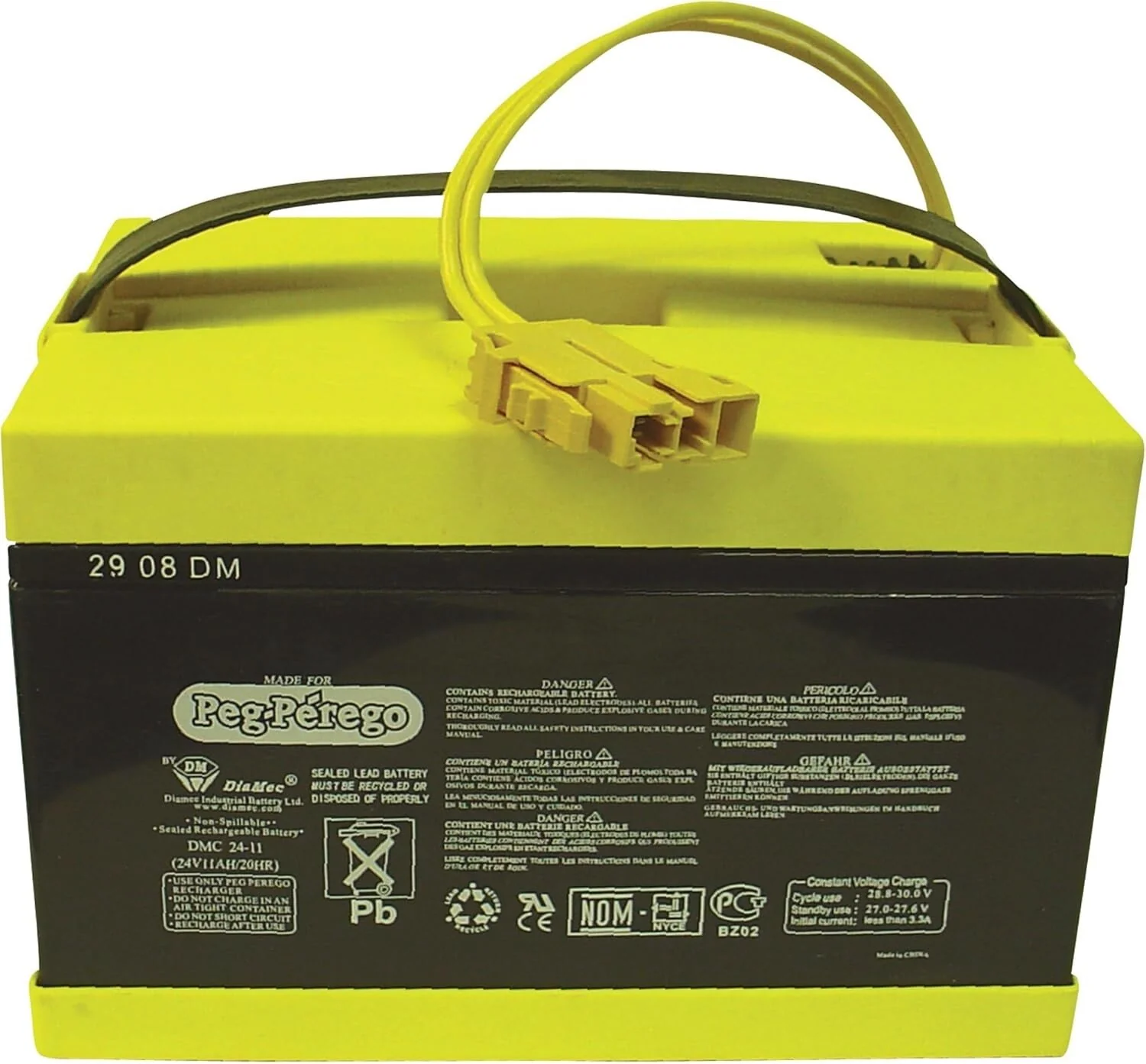 24 Volt Replacement Battery for Peg Perego Vehicles Extends Playtime - Image 4
