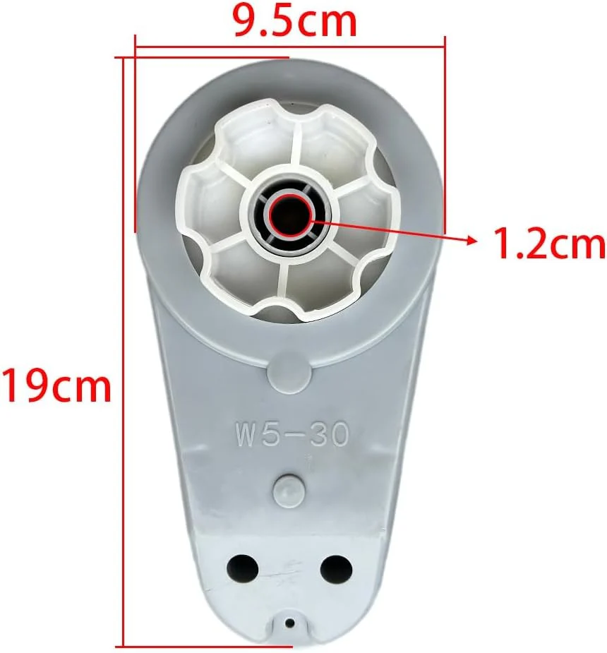 18V-24V High-Speed RS775 Motor with Gearbox for Power Wheels Upgrade - Image 3