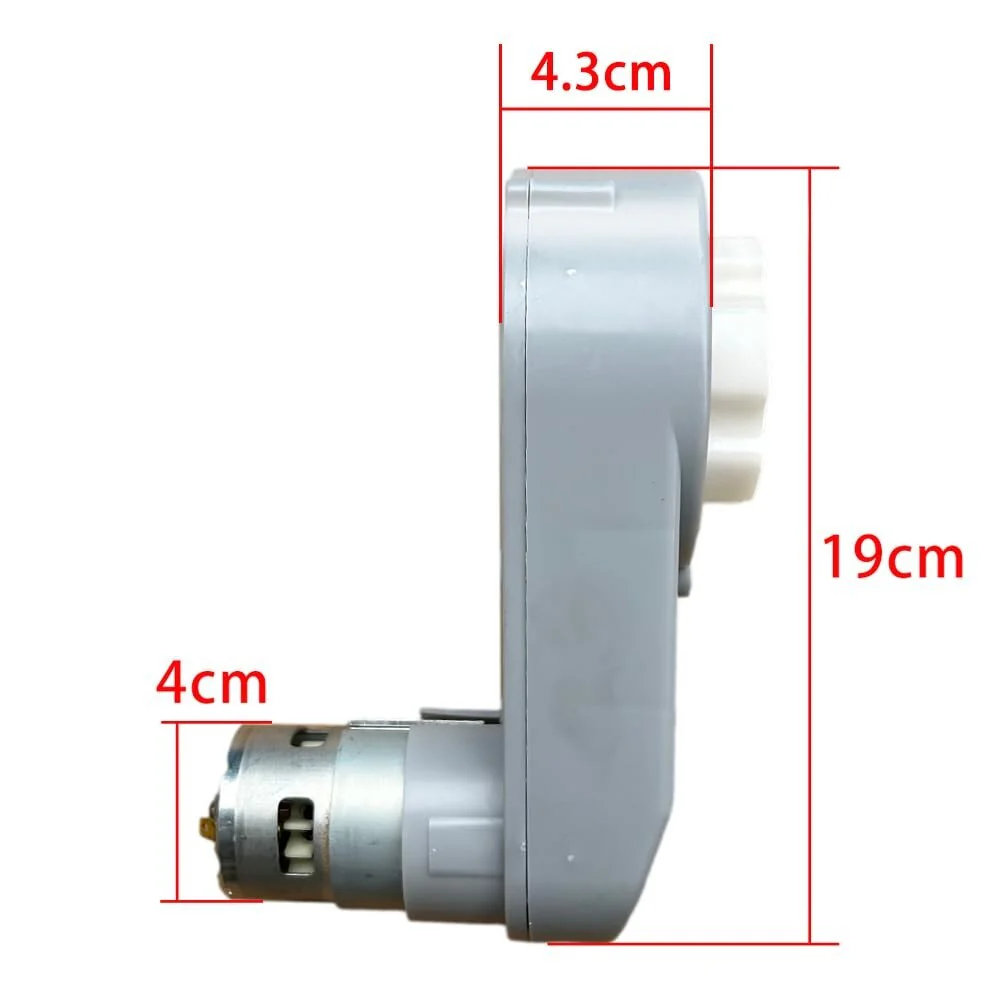 18V-24V High-Speed RS775 Motor with Gearbox for Power Wheel Upgrades - Image 3