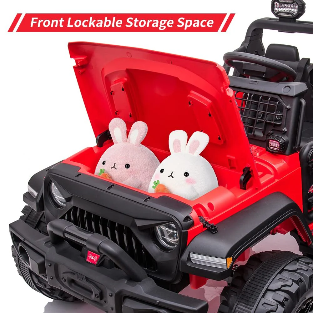 24V 2-Seater Electric Ride-On Car Truck with 9AH Battery and Remote Control for Kids - Image 11