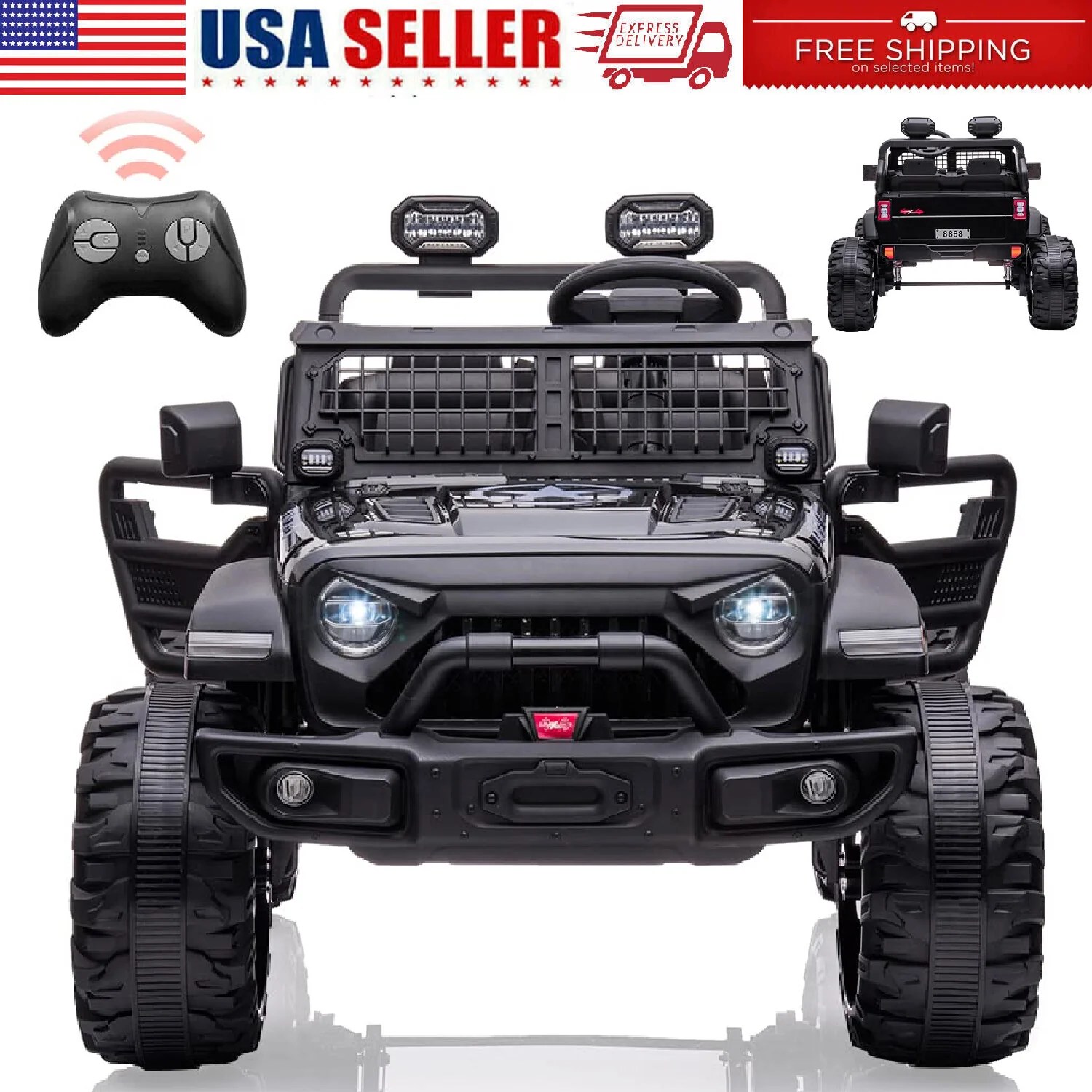 24V 2-Seater Electric Ride-On Car Truck with 9AH Battery and Remote Control for Kids - Image 15