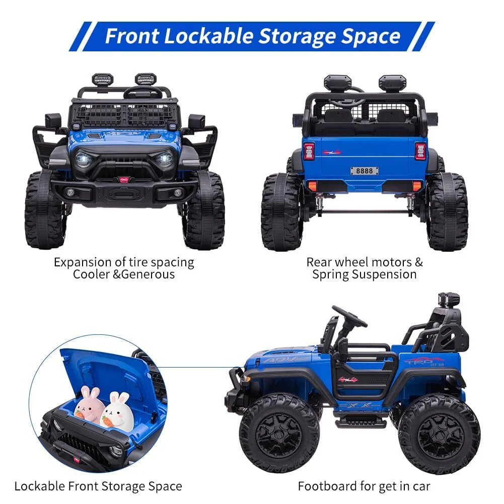 24V 2-Seater Electric Ride-On Car Truck with 9AH Battery and Remote Control for Kids - Image 19