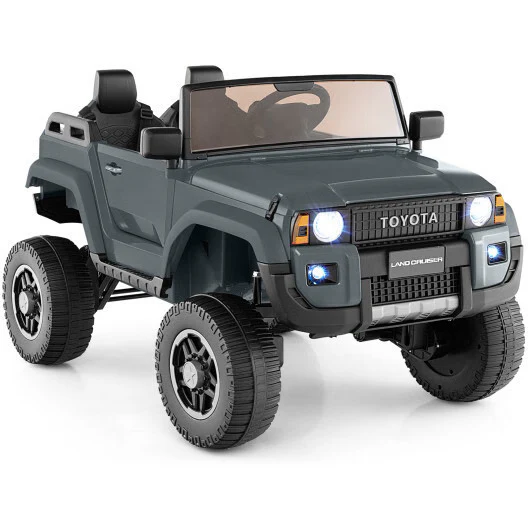 Black 24V Dual Mode 2-Seater Kids Ride-On Car with Remote Control - Image 6
