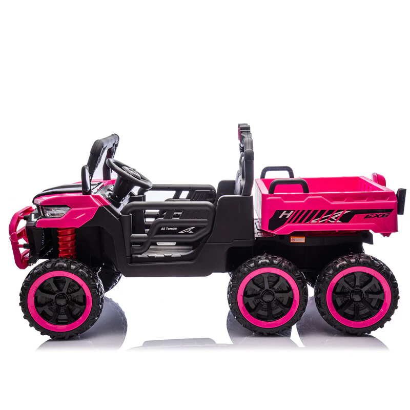 24V Electric 6-Wheel 2-Seater Kids Ride-On Dump Truck, Speeds 1.9-3.1 MPH, Ages 2-6 - Image 10