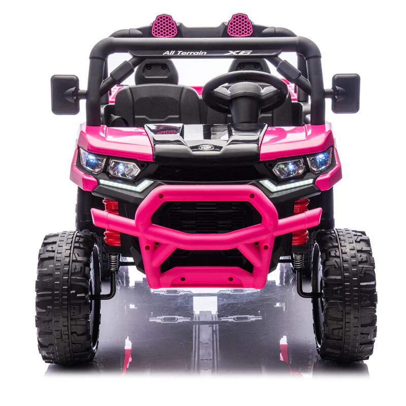 24V Electric 6-Wheel 2-Seater Kids Ride-On Dump Truck, Speeds 1.9-3.1 MPH, Ages 2-6 - Image 7