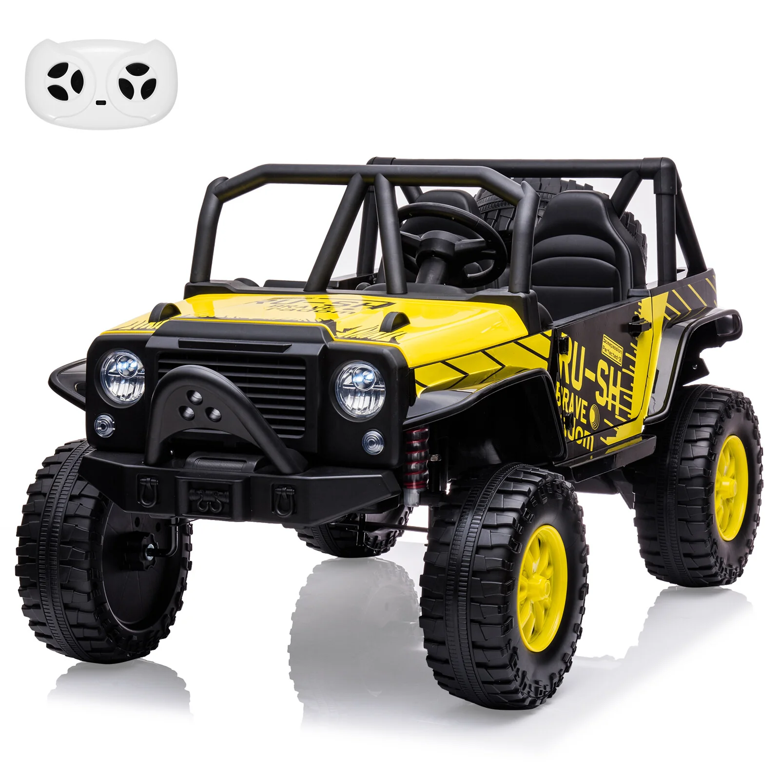 24V 2-Seater Kids Electric Ride-On Truck with Remote Control - Image 2