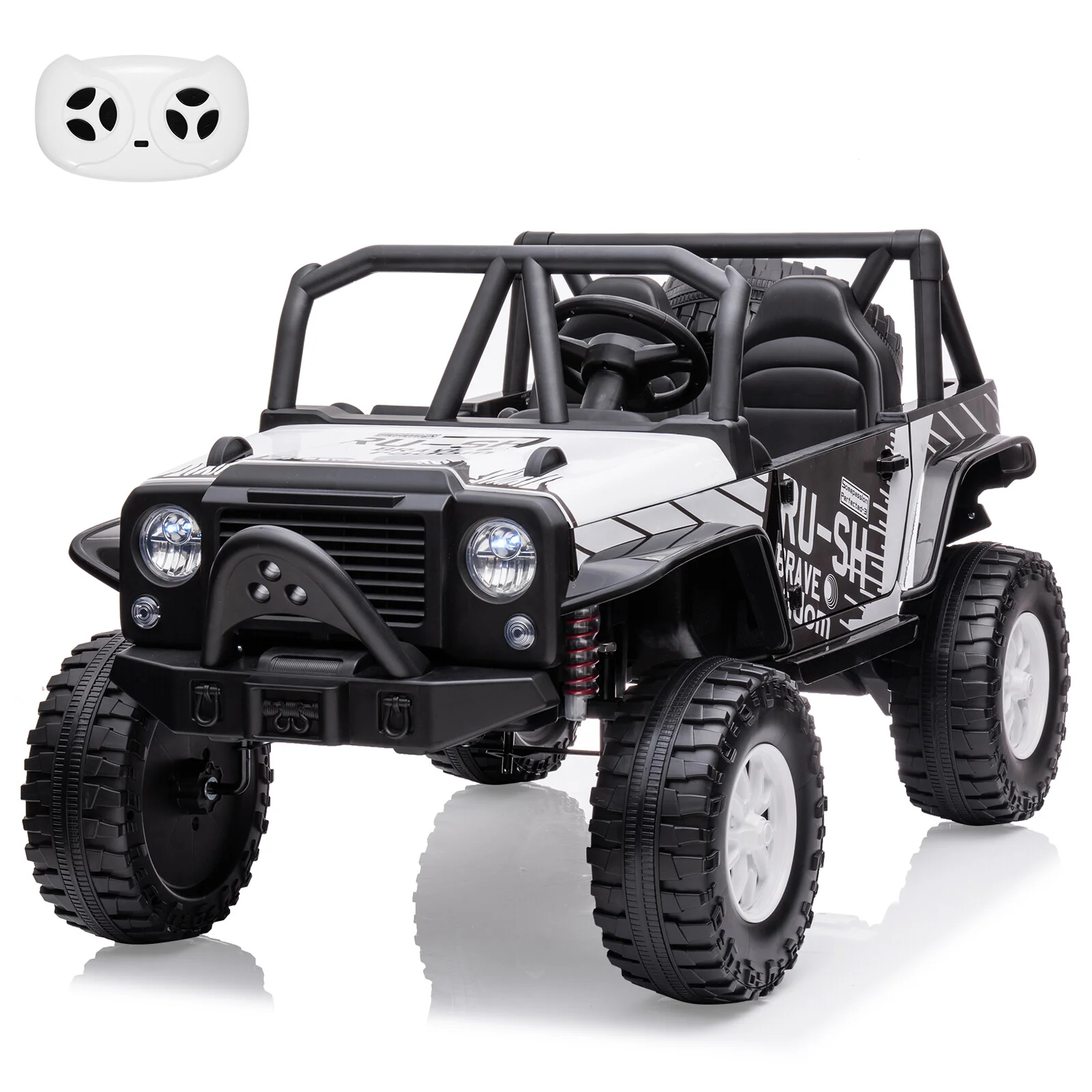 24V 2-Seater Kids Electric Ride-On Truck with Remote Control - Image 8