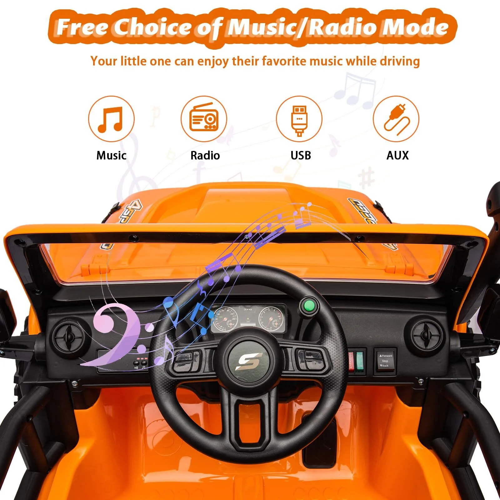 24V 2-Seater Kids Electric Ride-On Car with Remote Control Battery Powered - Image 6