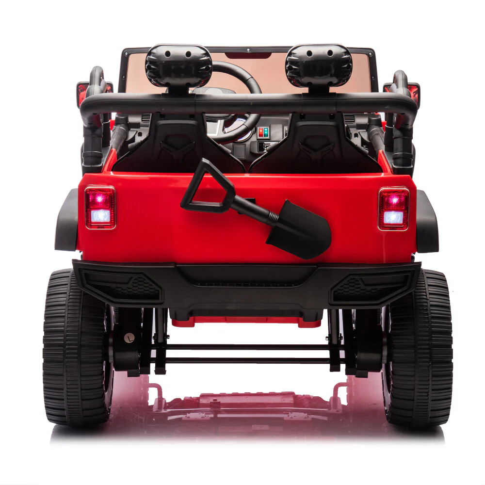 24V Two-Seater Kids Ride-On Truck with Parental Remote Control, LED Lights, and MP3 Player - Image 10