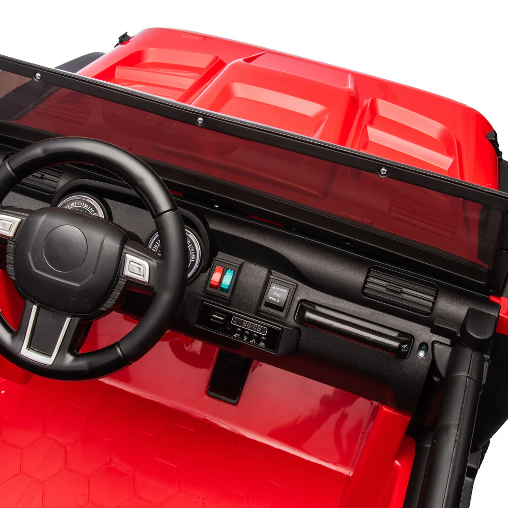 24V Two-Seater Kids Ride-On Truck with Parental Remote Control, LED Lights, and MP3 Player - Image 16