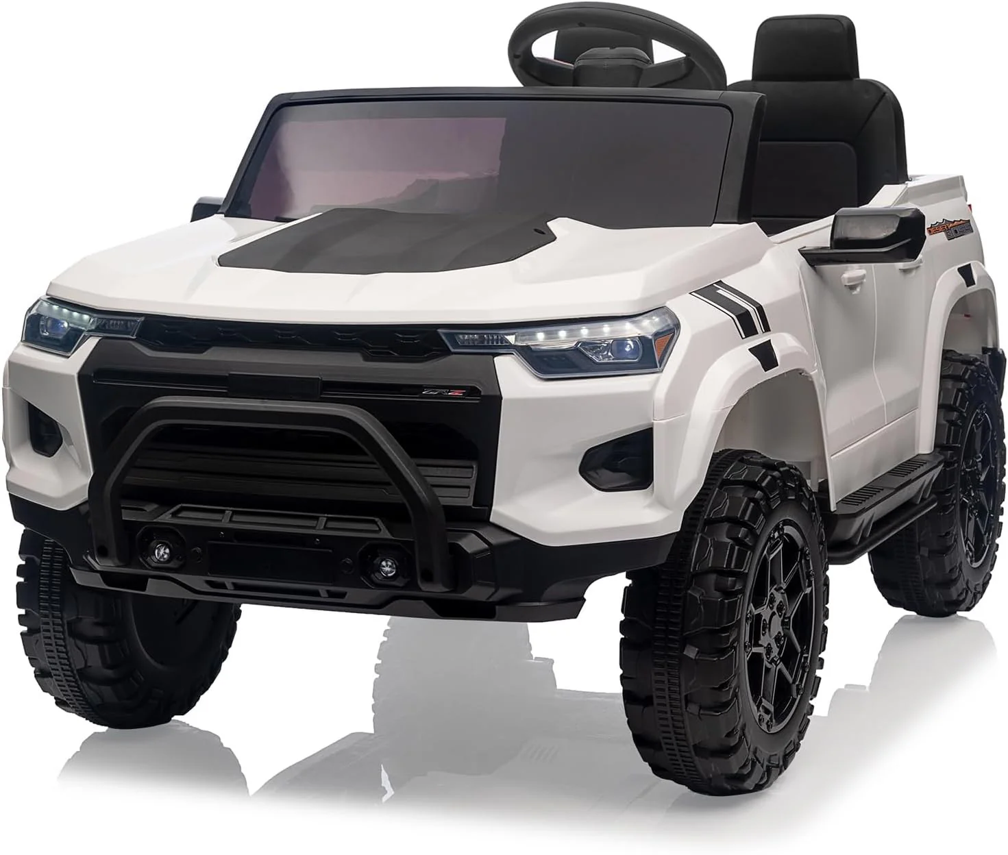 24V Battery-Powered 2-Seater Electric Ride-On Truck for Toddlers and Kids