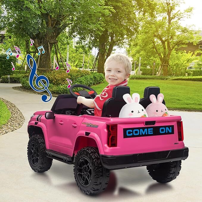 24V Battery-Powered 2-Seater Electric Ride-On Truck for Toddlers and Kids - Image 11