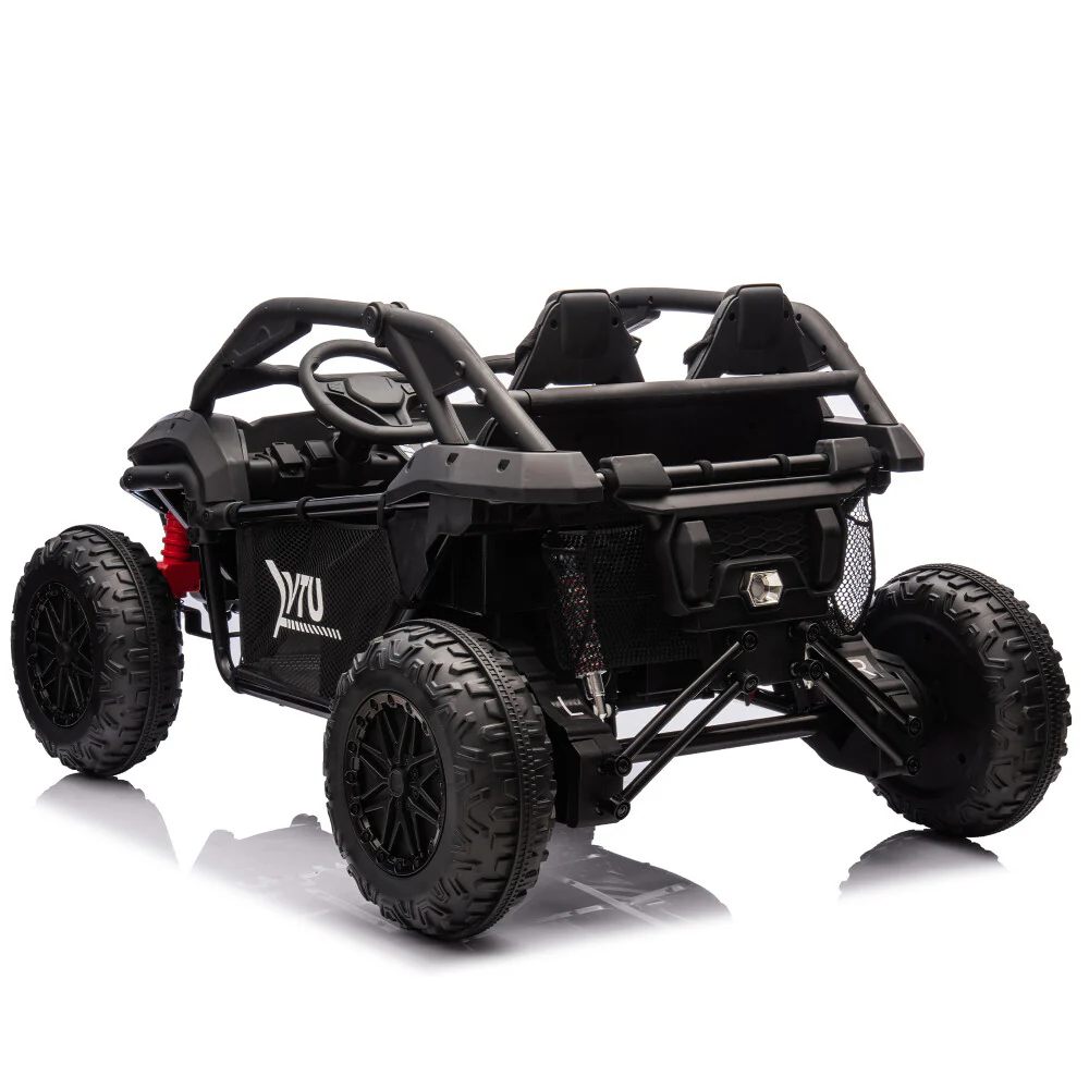 24V 2-Seater Kids Ride-On UTV with Parental Control Bluetooth LED Lights 400W Power - Image 4