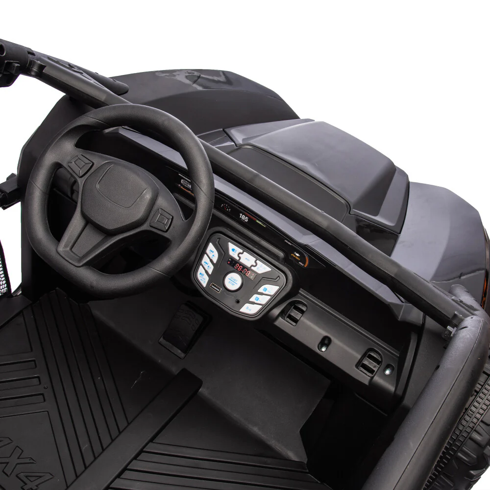 24V 2-Seater Kids Ride-On UTV with Parental Control Bluetooth LED Lights 400W Power - Image 7