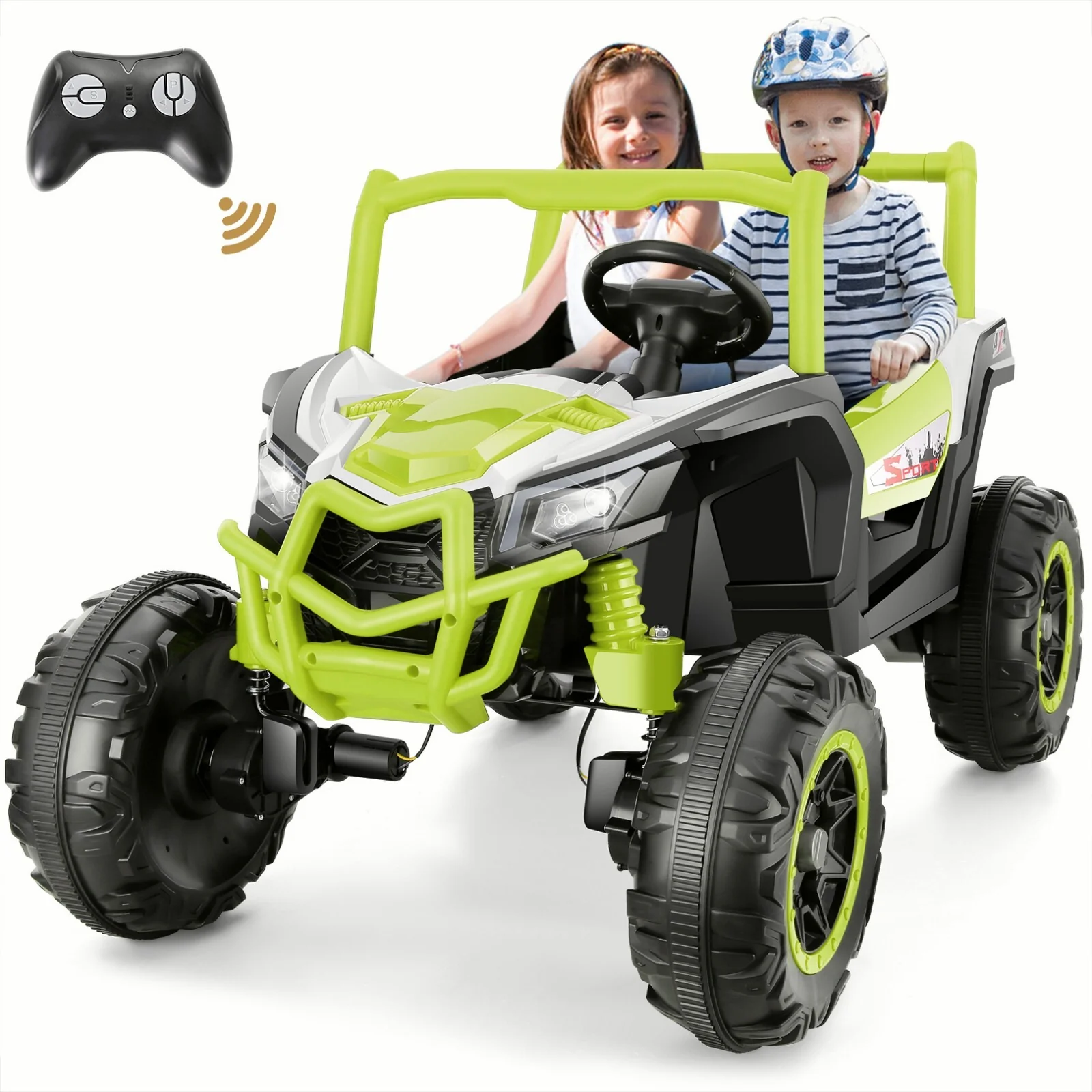 24V 2-Seater Electric 4WD UTV Ride-On Car for Kids with Remote Control - Image 12