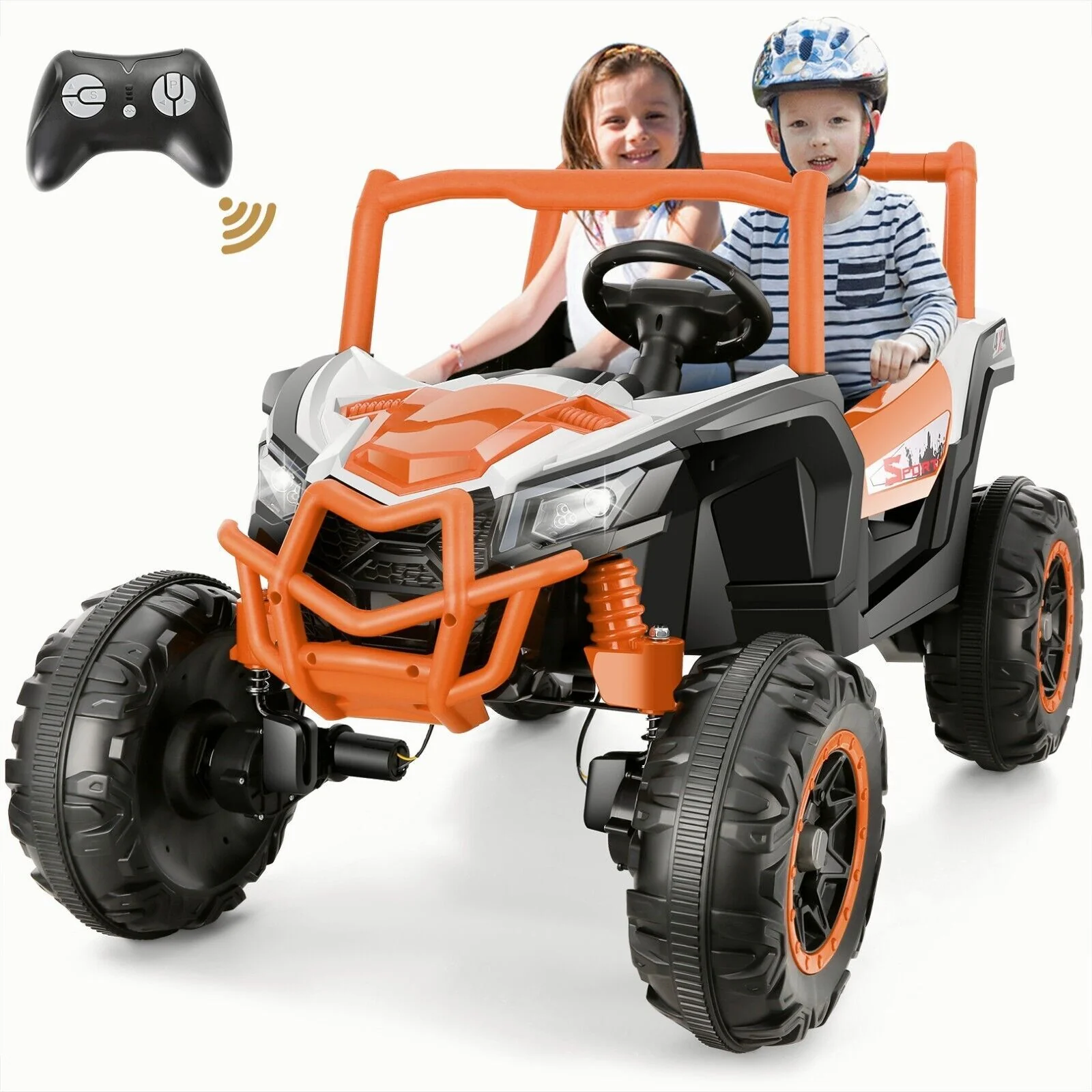 24V 2-Seater Electric 4WD UTV Ride-On Car for Kids with Remote Control - Image 15