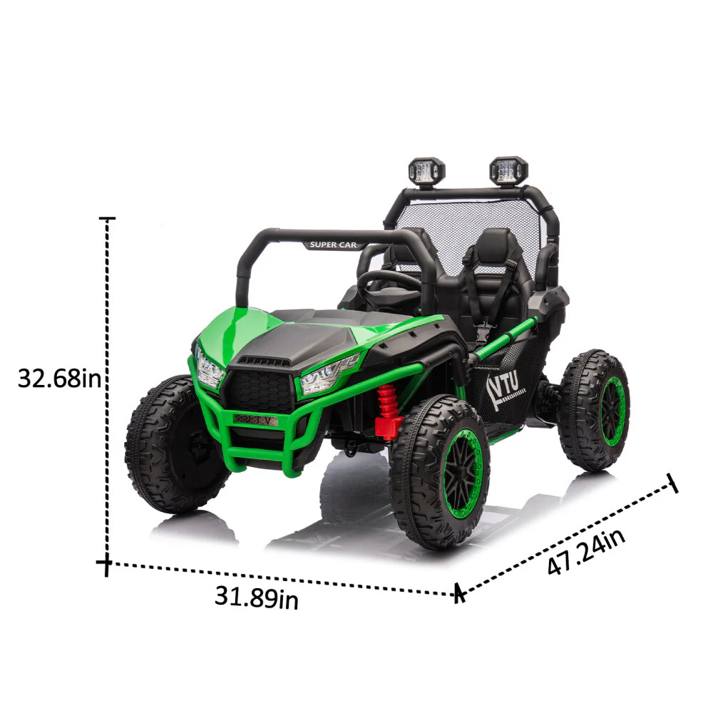24V 2-Seater Electric Off-Road UTV Ride-On Truck for Kids 400W 4-Wheeler - Image 6