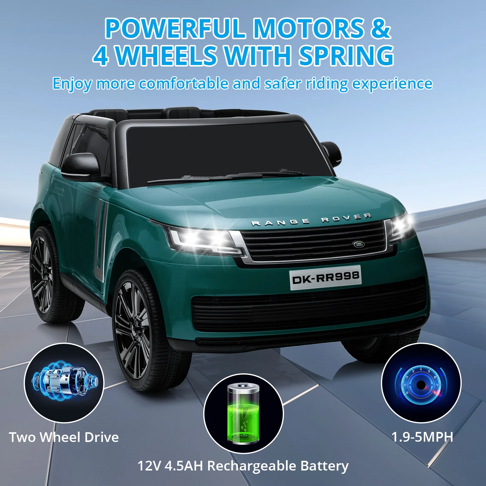 24V Electric 2-Seater Ride-On Car Toy with Parent Remote Control - Image 17