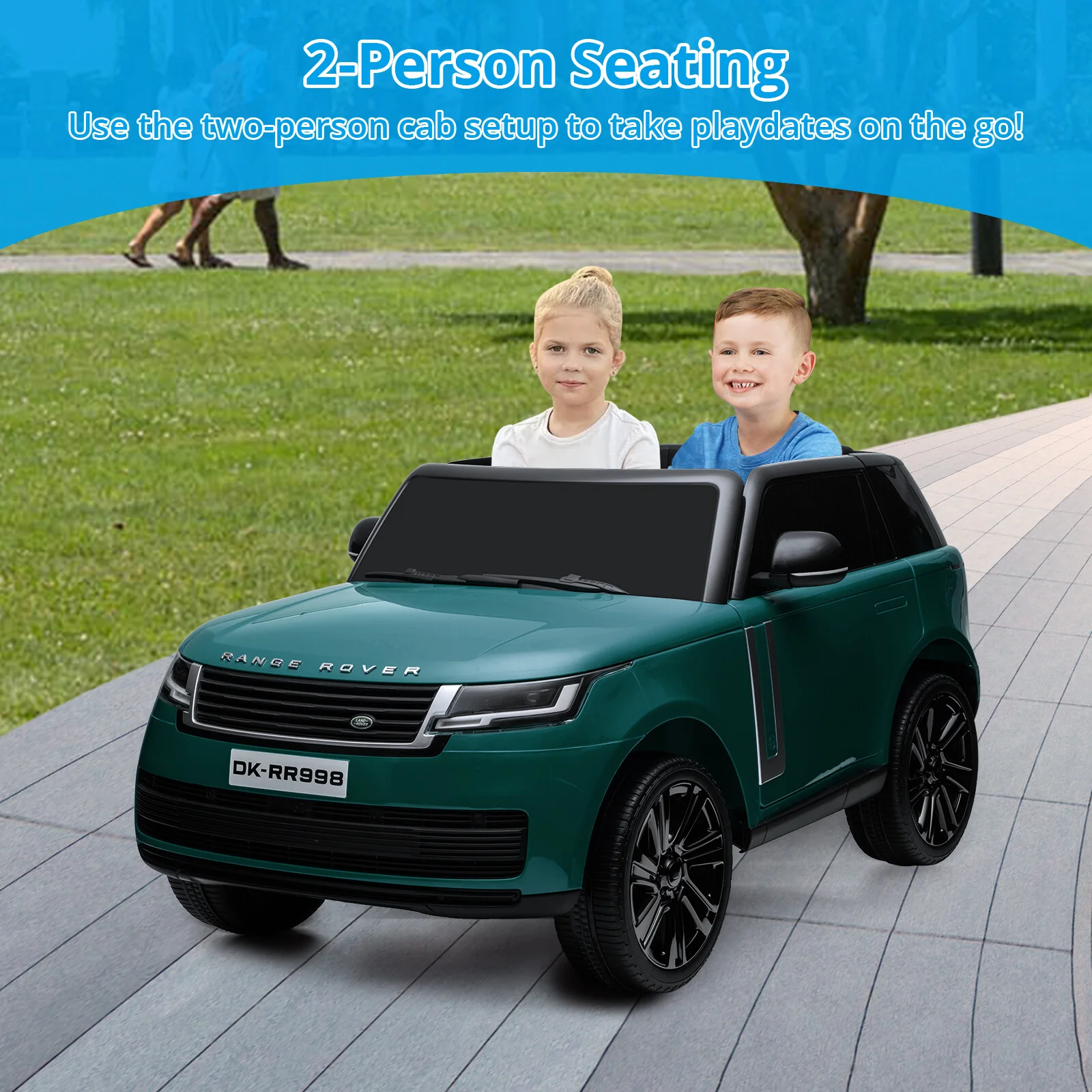24V Electric 2-Seater Ride-On Car Toy with Parent Remote Control - Image 18