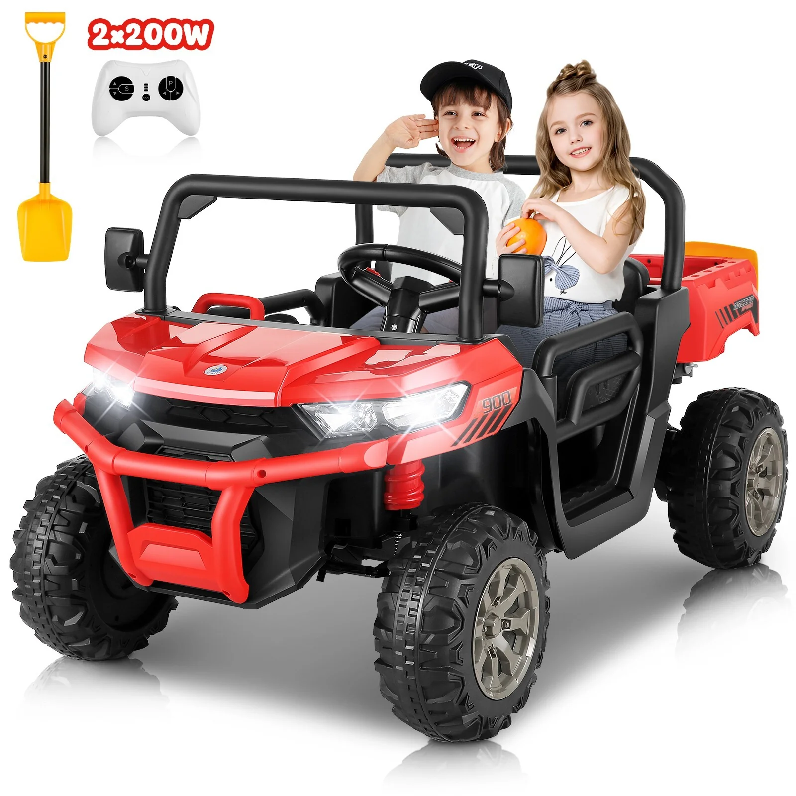 24V 2-Seater Electric Ride-On UTV Truck with Remote Control and 4-Wheel Drive - Image 21