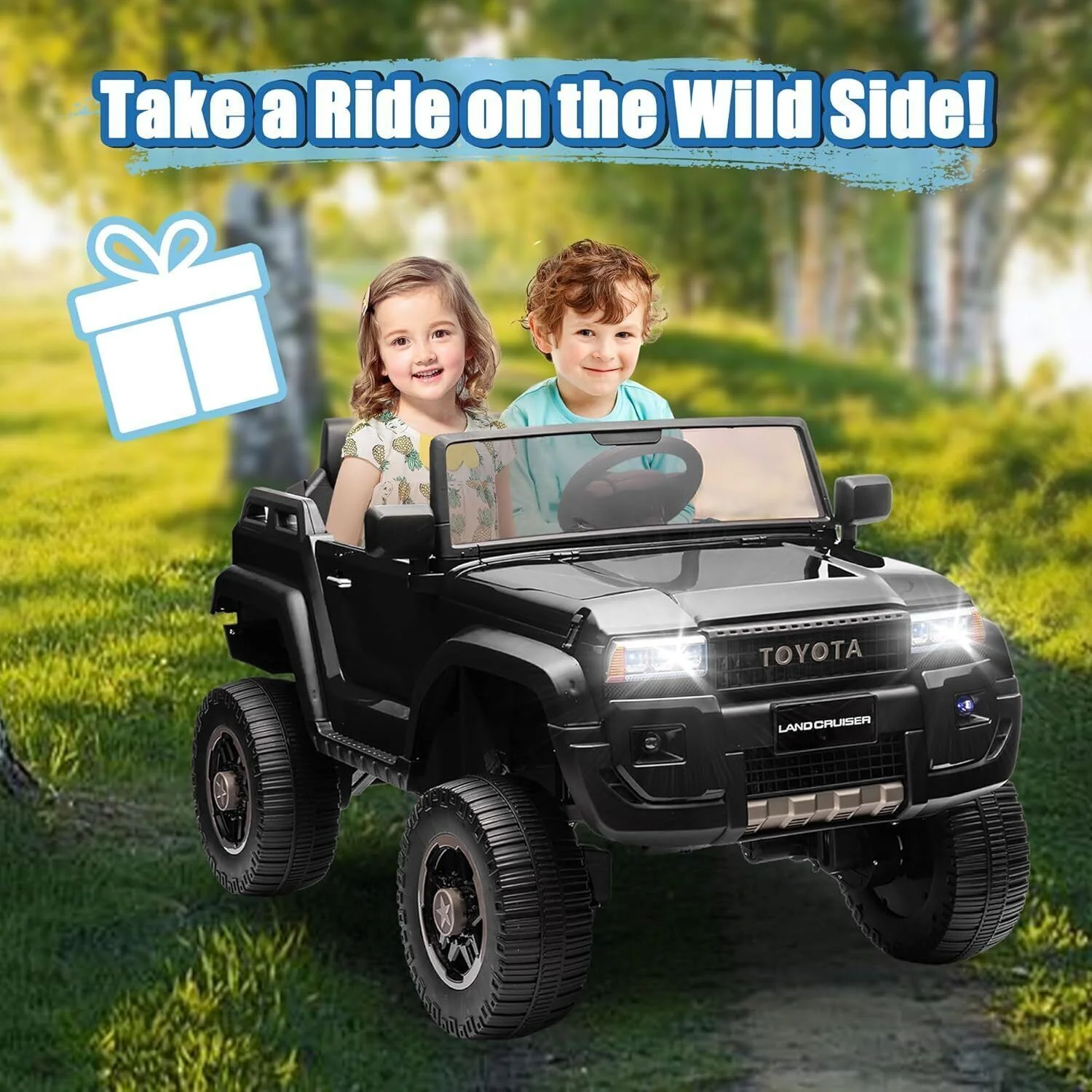 24V 2-Seater Kids Electric Ride-On Car and Truck with Switchable 2WD/4WD - Image 12