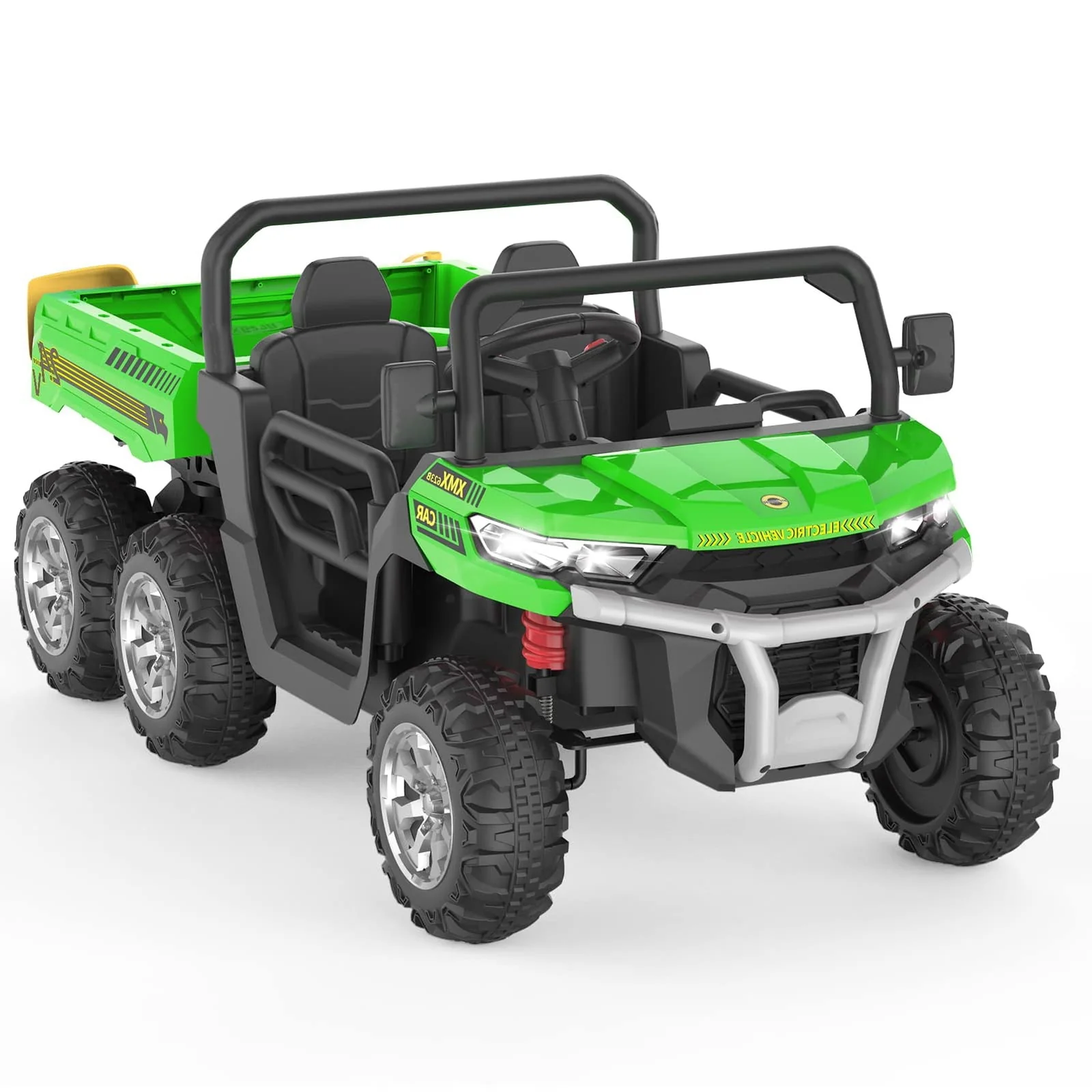 24V 2-Seater Electric Ride-On Dump Truck UTV with Dump Bed 4WD and 6 Wheels - Image 12