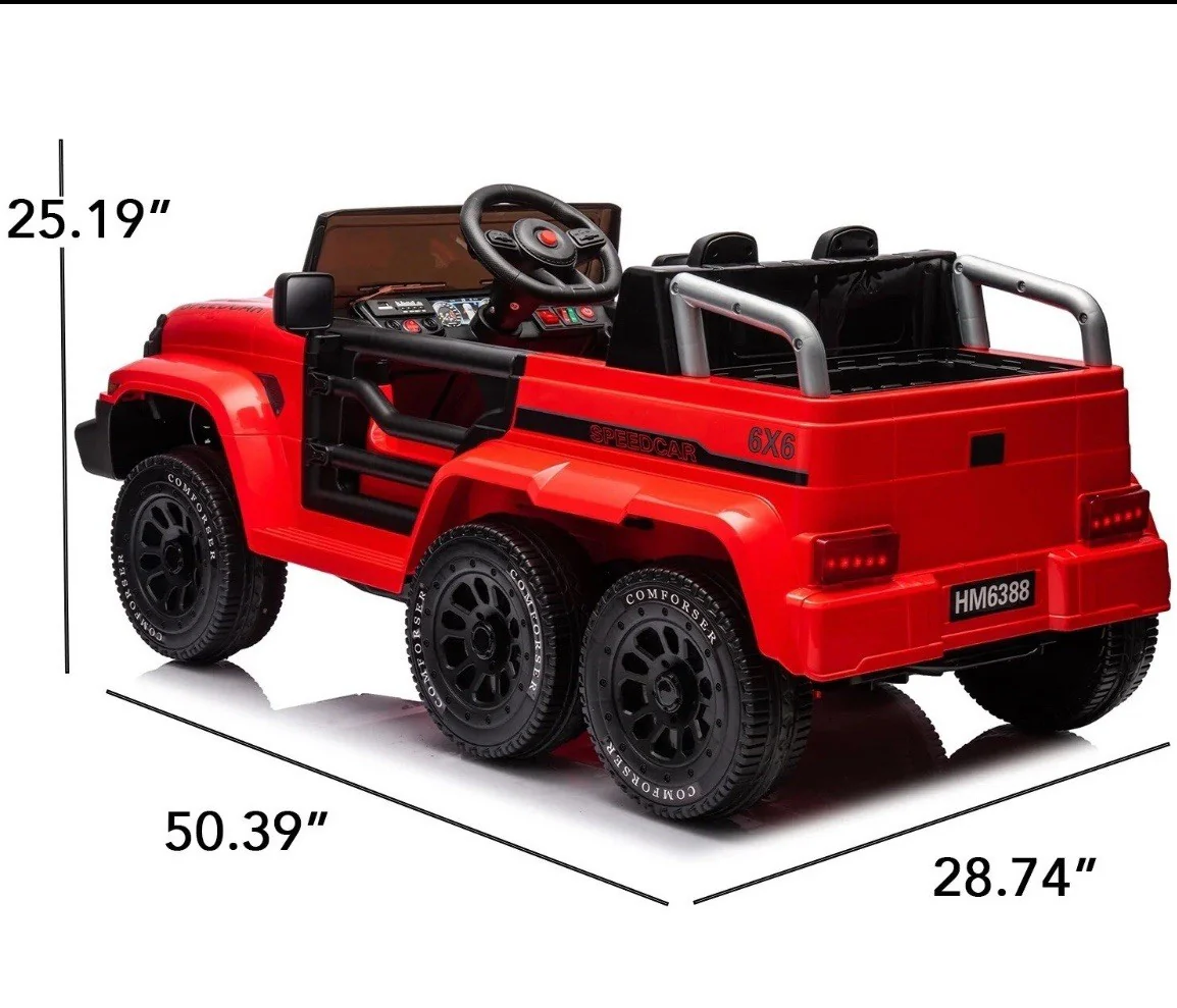24V 2-Seater Kids Electric Ride-On Jeep Truck with Remote and Battery Power - Image 17