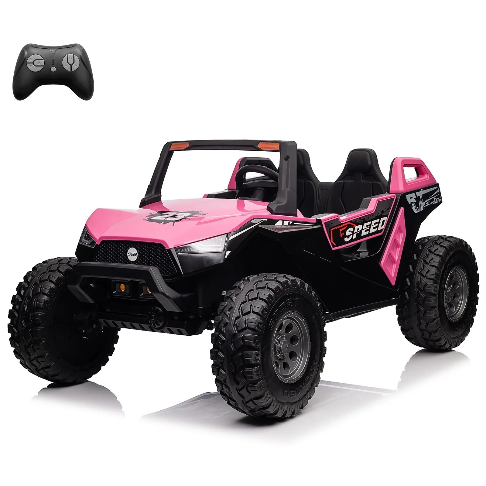 24V 2-Seater 4WD Ride-On UTV Car with Remote Control for Kids - Image 7