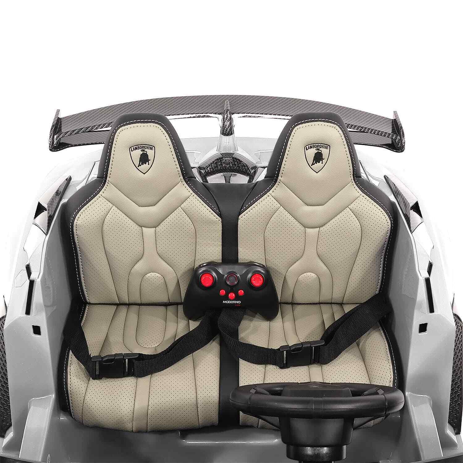 24V 2 SEATS AUTHENTIC LAMBORGHINI AVENTADOR SVJ CHILDREN'S RIDE-ON SPORTS VEHICLE, ILLUMINATION + REMOTE CONTROL - Image 9