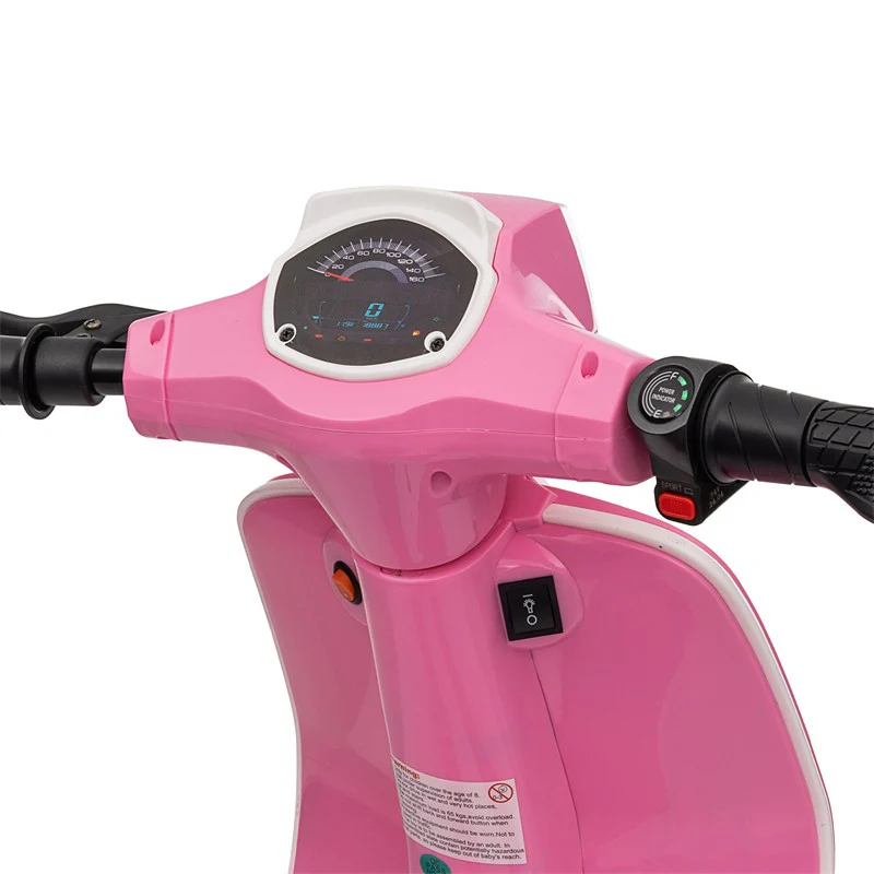 24V 250W Electric 3-Wheel Scooter for Kids 8+ in Pink - Image 5