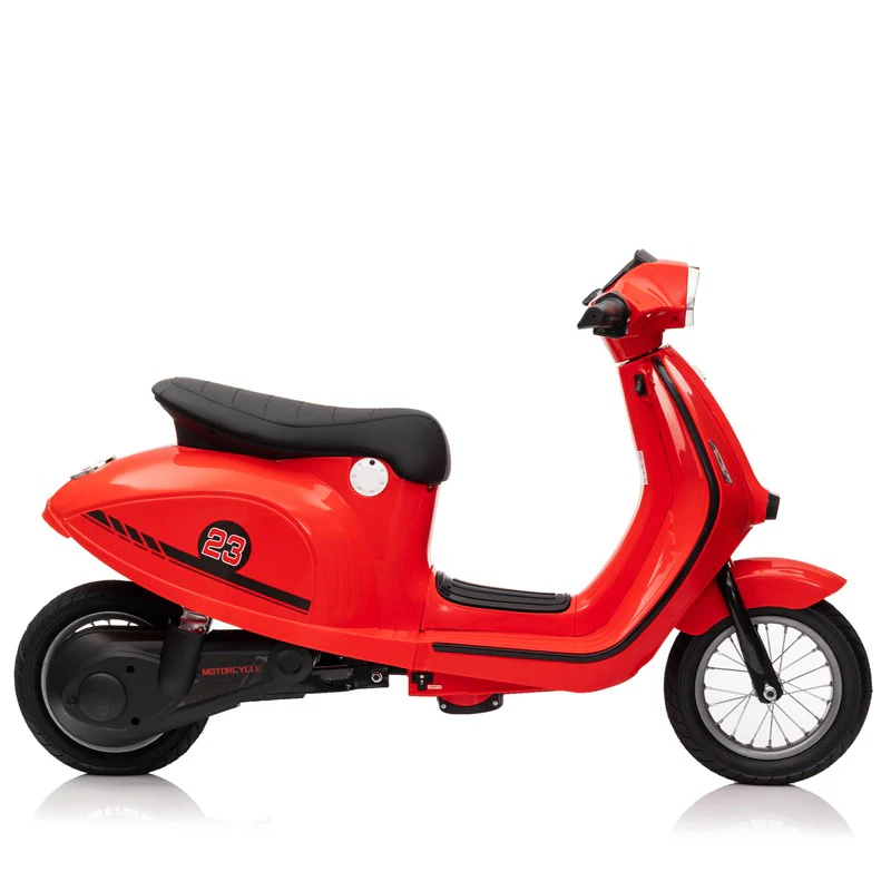 24V 250W Electric 3-Wheel Scooter for Kids 8+ in Red - Image 18
