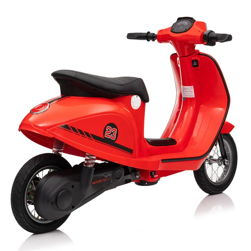 24V 250W Electric 3-Wheel Scooter for Kids 8+ in Red - Image 21