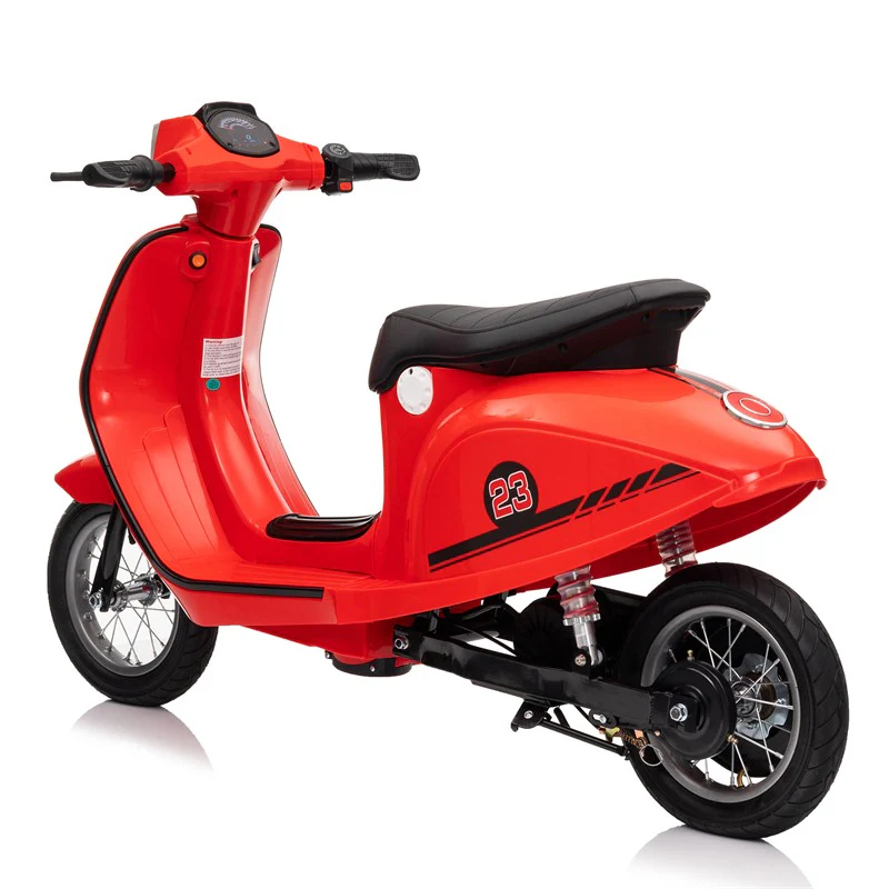 24V 250W Electric 3-Wheel Scooter for Kids 8+ in Red - Image 22