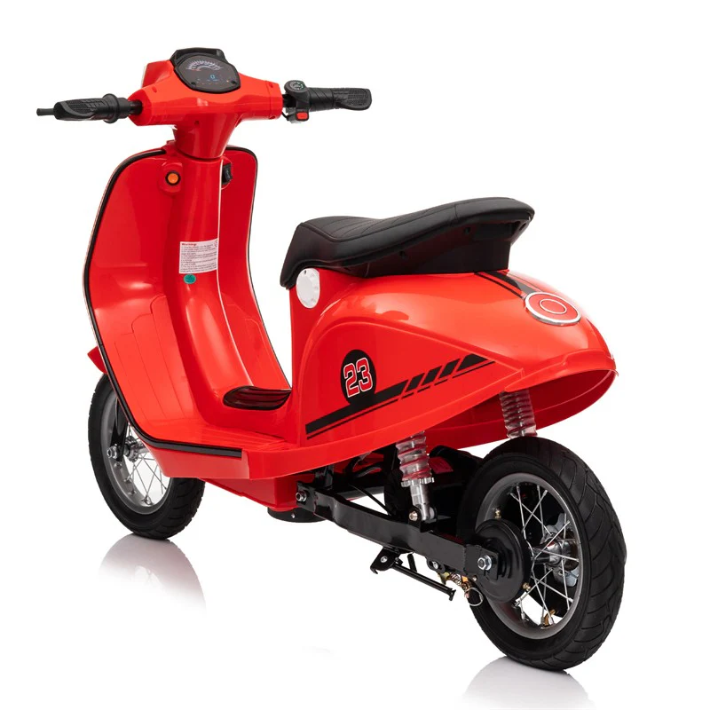 24V 250W Electric 3-Wheel Scooter for Kids 8+ in Red - Image 23