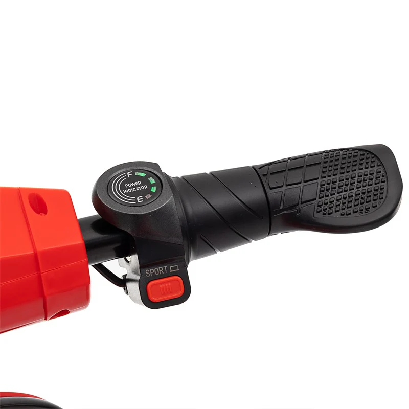 24V 250W Electric 3-Wheel Scooter for Kids 8+ in Red - Image 9