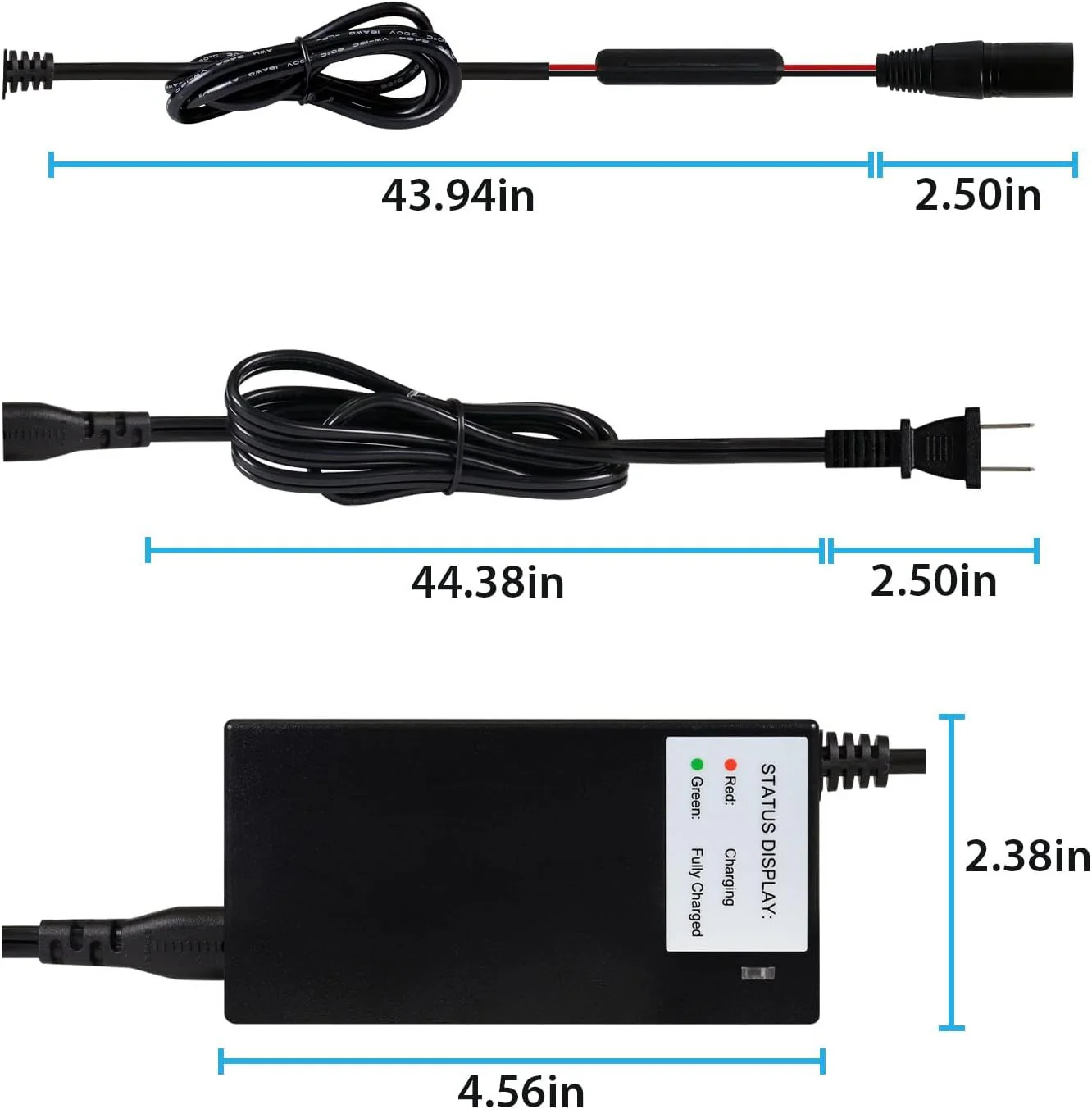 24V 2A Offboard Battery Charger for Auto Scooters and Wheelchairs - Image 3