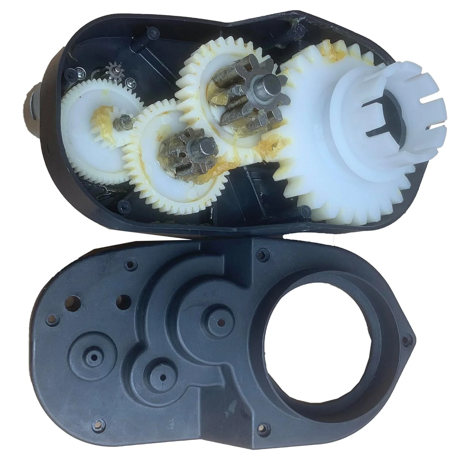 24V High Torque Motor with 30000RPM Gearbox for Powered Wheels and Large Axle Hole - Image 6