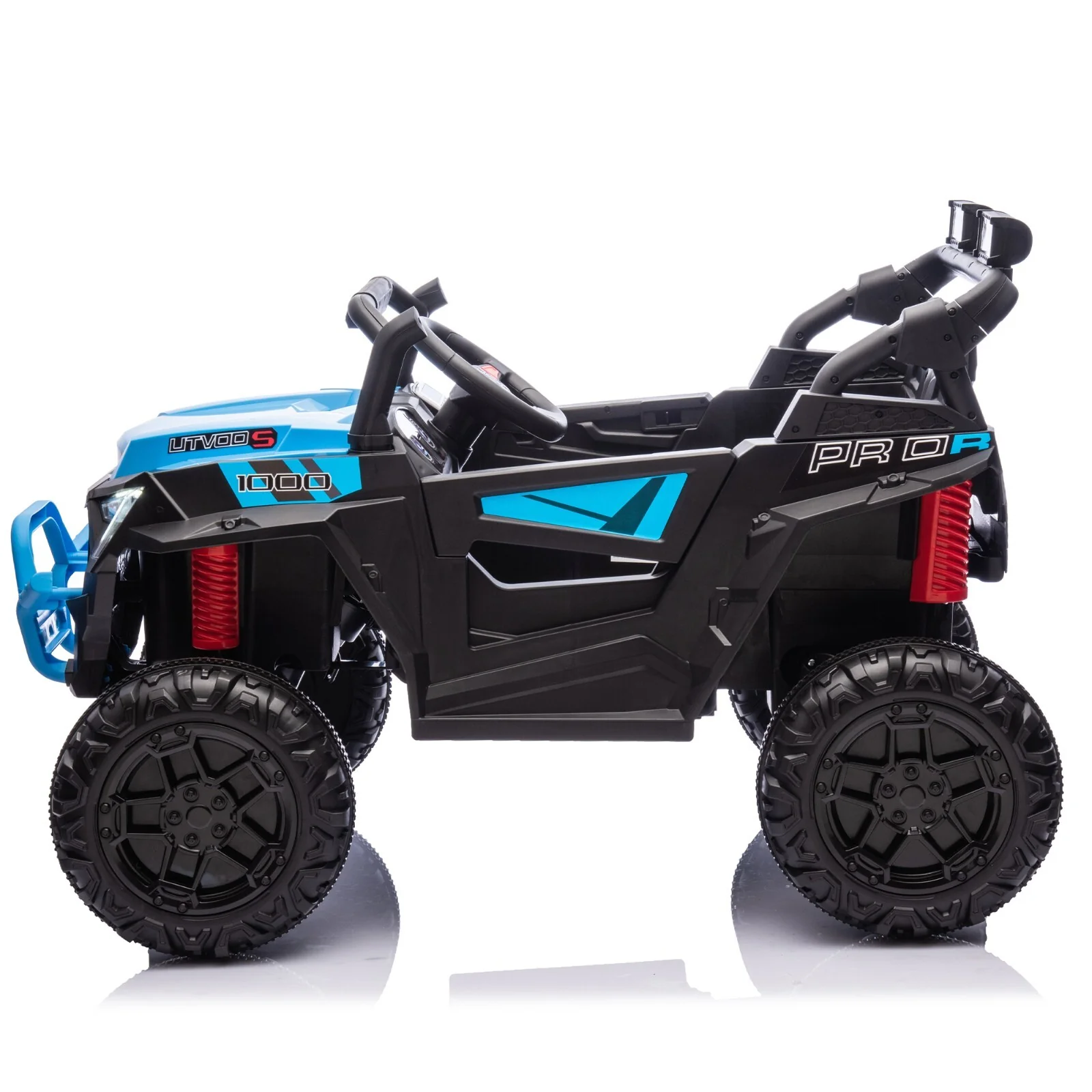 24V 400W Electric Kids Ride-On UTV with Parental Remote Control Blue - Image 7