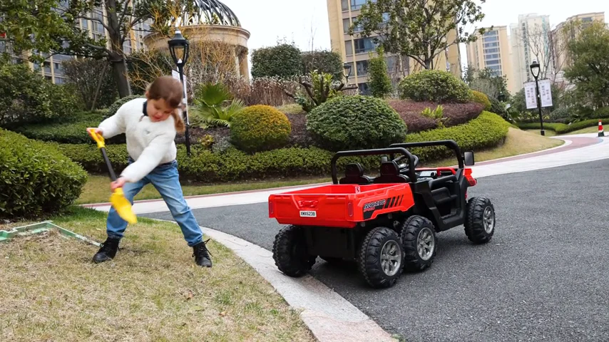 24V 4WD Kids Electric Car with Remote Control and Dump Bed - 2 Seater Ride-On Vehicle - Image 3