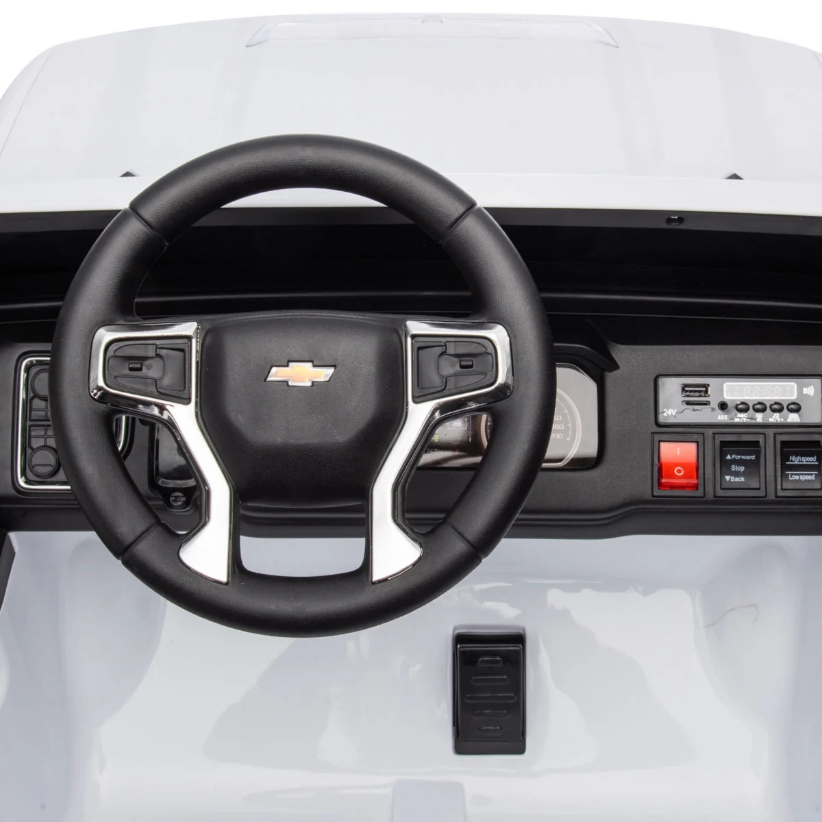 24V 4x4 Chevrolet Silverado 2 Seater Ride on Truck - Image 17