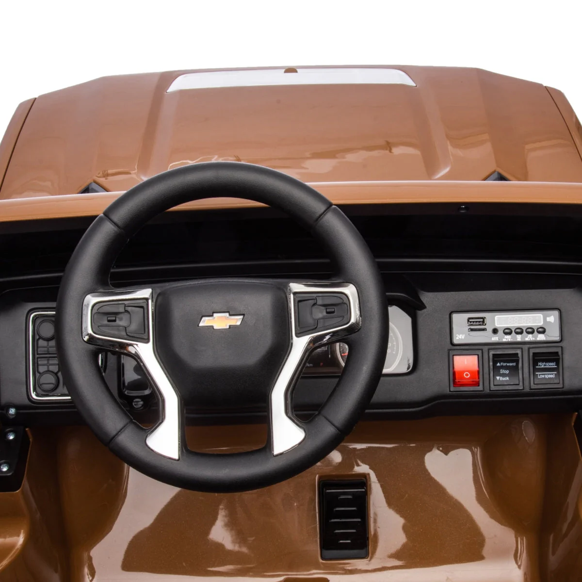 24V 4x4 Chevrolet Silverado 2 Seater Ride on Truck - Image 27