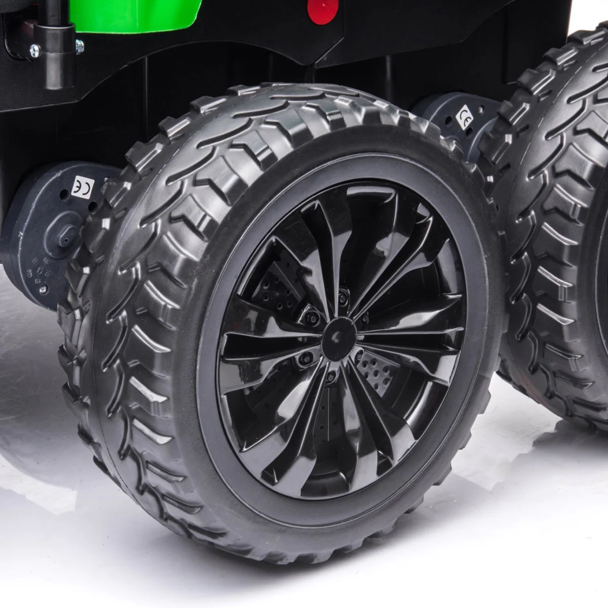 24V 6 Wheeler Magic Cars Tractor Trailer 2 Seater Ride-on with Dump Cart and Parental Remote - Image 10
