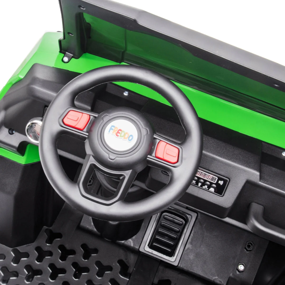 24V 6 Wheeler Magic Cars Tractor Trailer 2 Seater Ride-on with Dump Cart and Parental Remote - Image 11